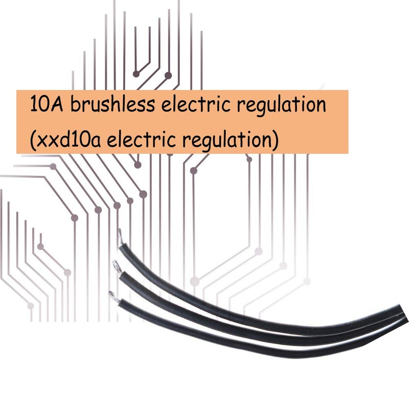 Acxico 1Pcs 10A Brushless ESC Speed Controller With 1A BEC For RC Airplane - Image 3